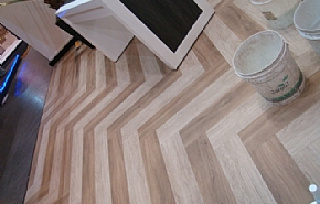 Fotos Obra Tarkett show room cronstruir